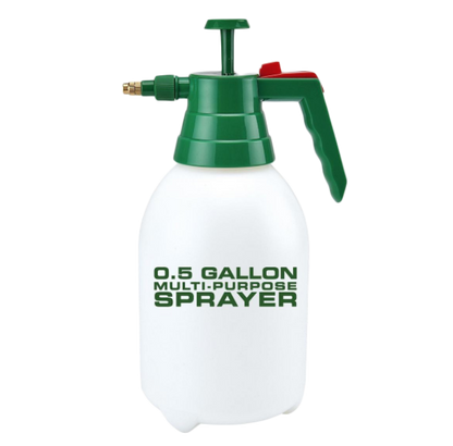 Half-gallon pump sprayer for applying COMPEL SAFEGUARD to wrestling mats