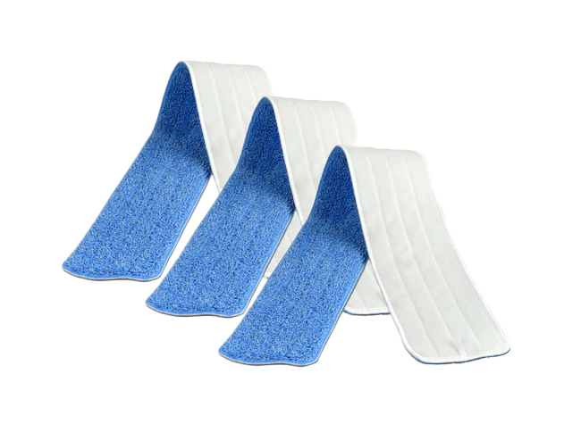 48" Microfiber Wet Mop Pad 3-Pack